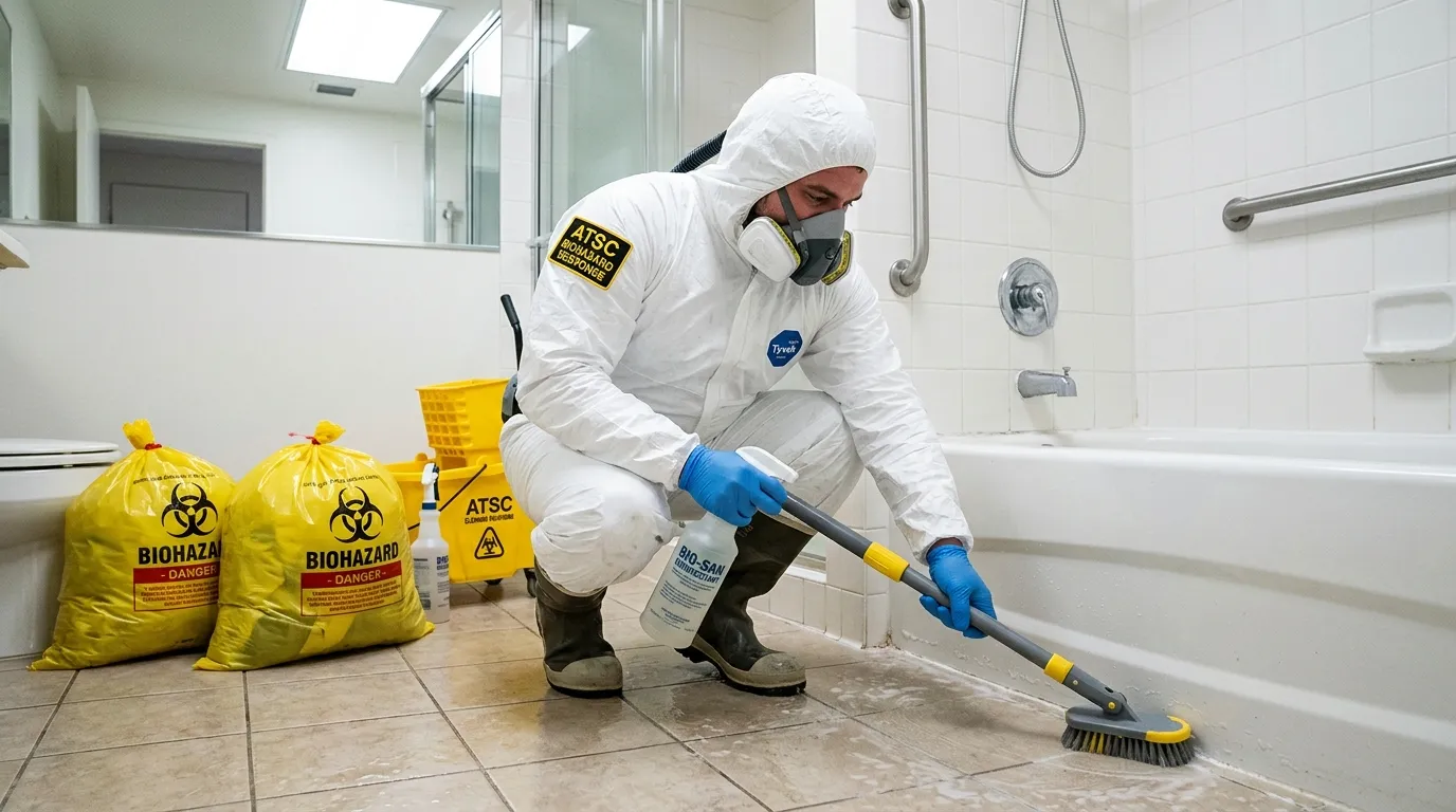 Decontamination equipment deployed for Blood Cleanup in Zion